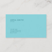 Ethereal Winter Magic Kristalline Botanisch Visitenkarte (Rückseite)