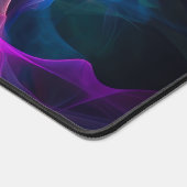 Ethereal Wisps: Blue & Mauve Kirlian Kunst Schreibtischunterlage (Ecke)