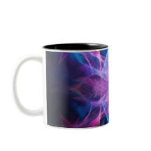 Ethereal Wisps: Blue & Mauve Kirlian Kunst