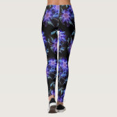 Ethereal Wisps: Kirlian Design Leggings (Rückseite)