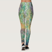 Ethereal Wisteria: The Koi's Golden Dream Leggings (Rückseite)