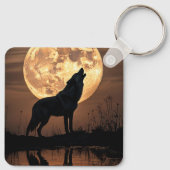 Ethereal Wolf Schlüsselanhänger (Rückseite)