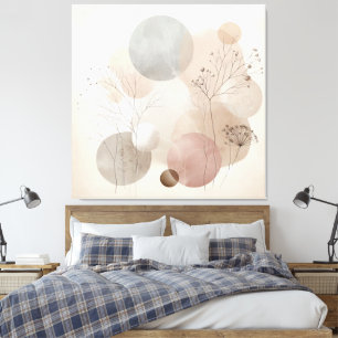 Ethereale Natur: Wabi Sabi Kunst Leinwanddruck