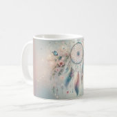 Etherealer Boho-Traumfänger  Kaffeetasse (Vorderseite Links)