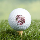 Ethereales Rosé-Palmenmuster Golfball (Insitu T-Shirt)