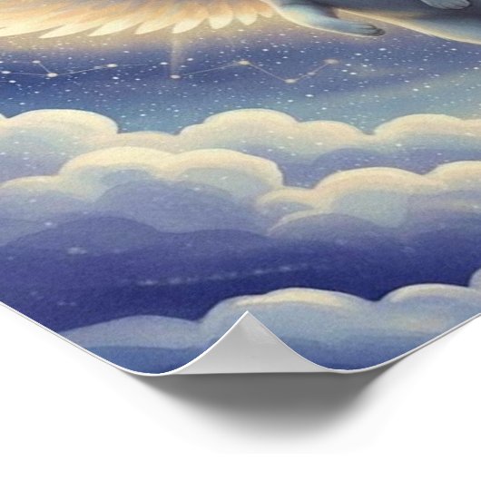 EtherealWhiteCat2 Poster (Ecke)