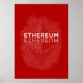 Ethereum Binary Poster (Vorne)