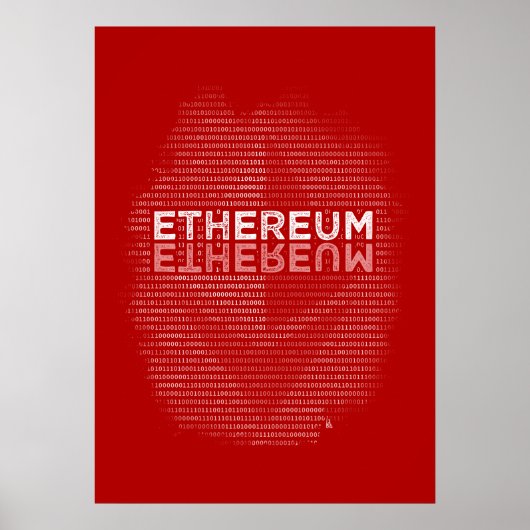 Ethereum Binary Poster (Vorne)