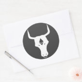Ethereum Bull Runder Aufkleber (Umschlag)