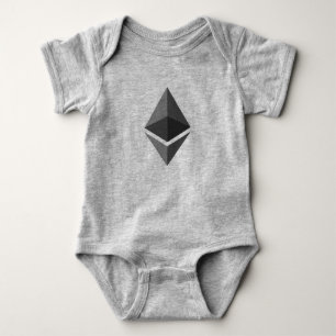 Ethereum ETH Baby-Bodysuit Logo-  Baby Strampler