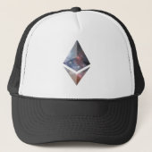 Ethereum ETH cryptocurrency Truckerkappe (Vorderseite)
