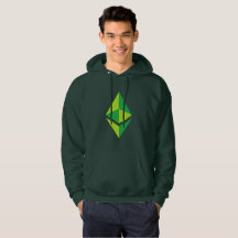 Ethereum ETH grüner Logo| Hoodie