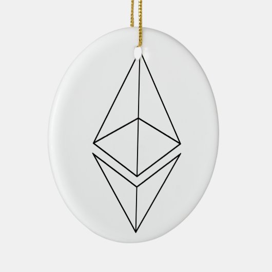 Ethereum Eth Keramik Ornament (Rechts)