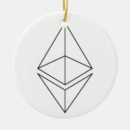 Ethereum Eth Keramik Ornament