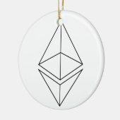 Ethereum Eth Keramik Ornament (Links)
