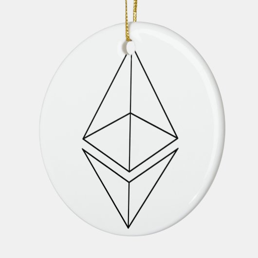 Ethereum Eth Keramik Ornament (Links)