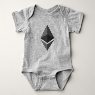 Ethereum ETH Logo   Baby Bodysuit Baby Strampler