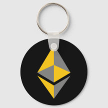 Ethereum ETH-Logo für Grau und Gold | Grundlegende