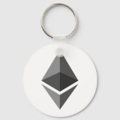 Ethereum ETH Logo | Grundlegender Schlüsselanhänge Schlüsselanhänger (Vorderseite)