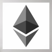 Ethereum ETH Logo | Poster (Vorne)