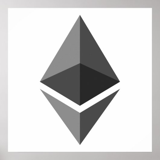 Ethereum ETH Logo | Poster (Vorne)