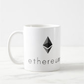 Ethereum Eth Logo-Symbol Cryptocurrency Kaffeetasse (Links)