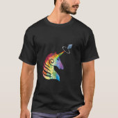 Ethereum exklusiver Einhorn-Entwurf T-Shirt (Vorderseite)