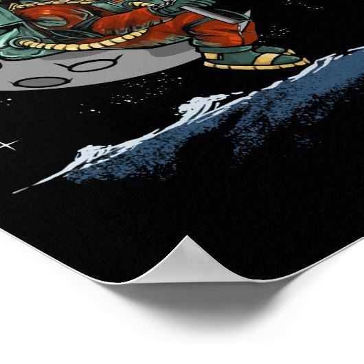 Ethereum Fischerei Krypto Bullrun ETH Token Rich Poster (Ecke)