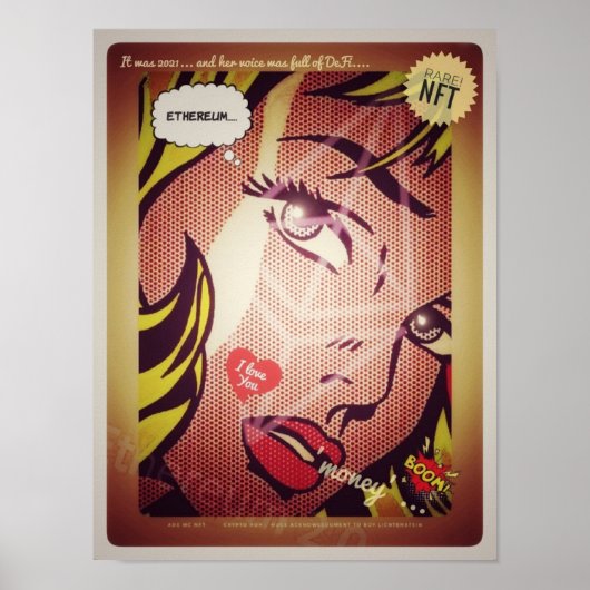 'Ethereum Girl' 2021 Poster (Vorne)