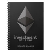 Ethereum Investment Crypto Tracker Seed Phrase Notizblock (Vorderseite)
