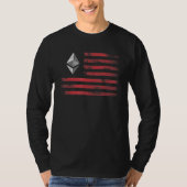 Ethereum Krypto Eth Kryptowährungsflagge Männer un T-Shirt (Vorderseite)