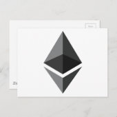 Ethereum - Kryptowährung Super PAC Postkarte (Vorne/Hinten)