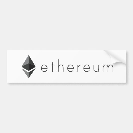 Ethereum Landschaft Autoaufkleber (Vorne)