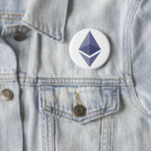 Ethereum Lila Crypto Symbol Button (Beispiel)