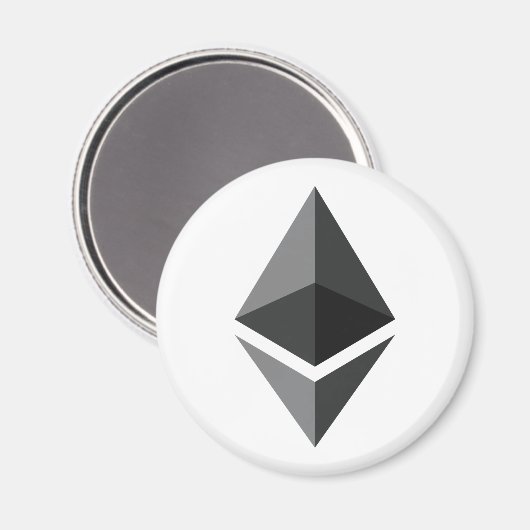 Ethereum Magnet (Vorderseite/Rückseite)