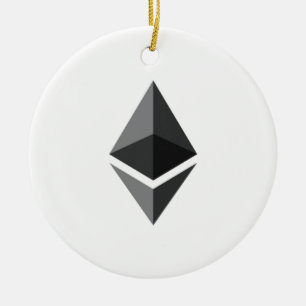 Ethereum runde hängende Verzierung Keramik Ornament
