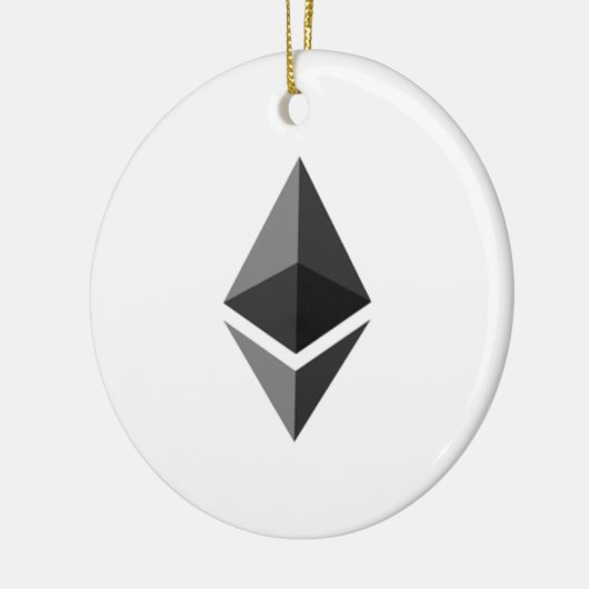 Ethereum runde hängende Verzierung Keramik Ornament (Links)