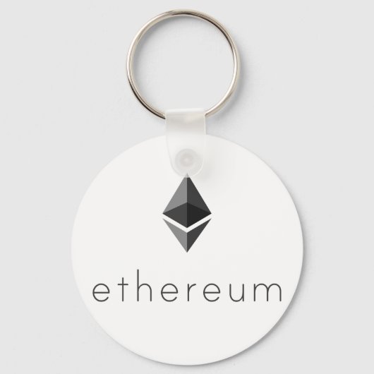 Ethereum-Schlüsselanhänger mit Name Schlüsselanhänger (Vorderseite)