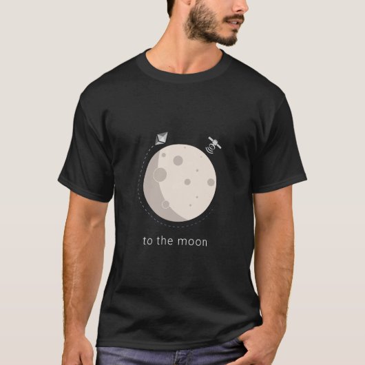 Ethereum zum Mond | Äther-Fan-Prämien-T - Shirt (Vorderseite)