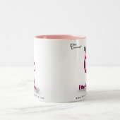 EtherFlamingoMug Zweifarbige Tasse (Mittel)