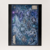 Etheria (Fantasy-Weltkarte) Puzzle (Vertikal)