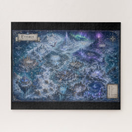 Etheria (Fantasy-Weltkarte) Puzzle