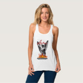 etherm armor angel design tank top (Vorderseite Vollansicht)