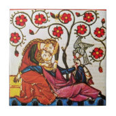 ETHERNAL LIEBE, weiß Fliese (Vorderseite)