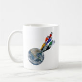 Ethernet-Netzwerk vernetzte Erde Kaffeetasse (Links)