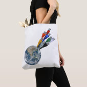 Ethernet-Netzwerk vernetzte Erde Tasche (Von Nahem)