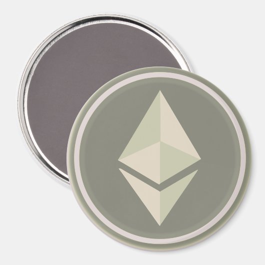 Etherum Magnet (Vorderseite/Rückseite)
