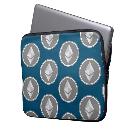 ETHERUM STYLE LAPTOPSCHUTZHÜLLE (Vorderseite Links)