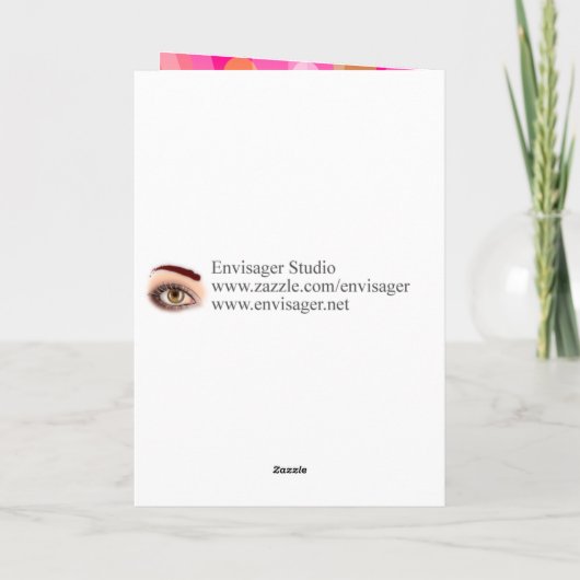 Ethic Baby First Birthday Card - Foto hinzufügen Karte (Rückseite)