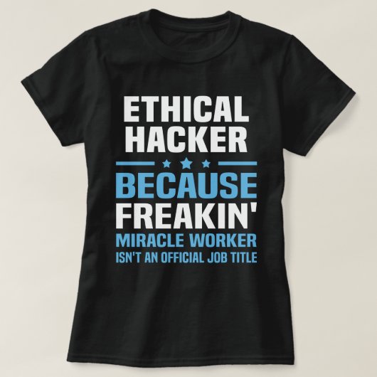 Ethical Hacker T-Shirt (Design vorne)